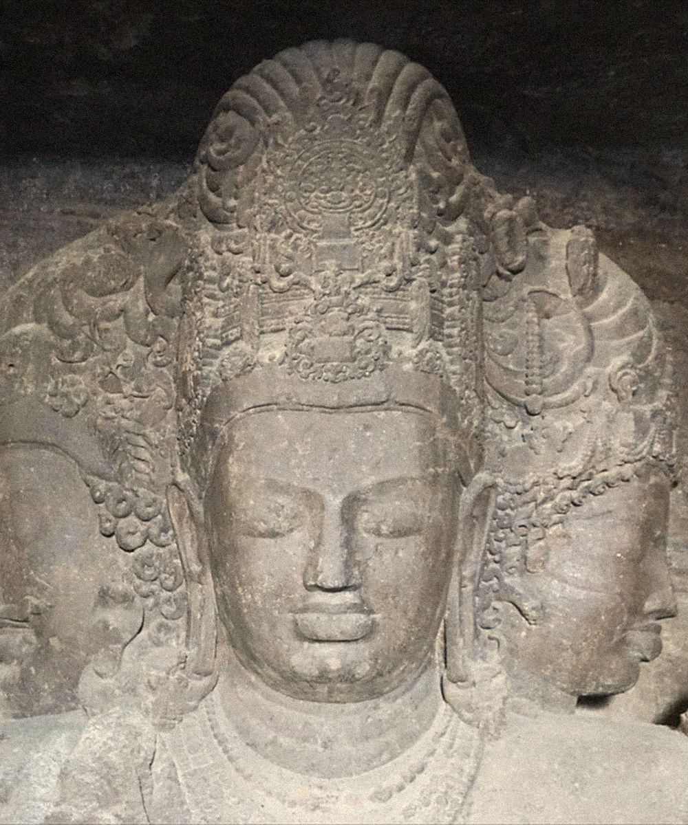 The Trimurti at Elephanta