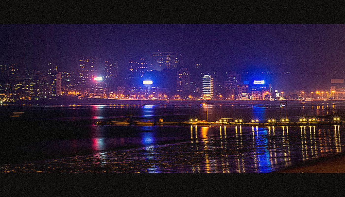 Marine Drive at night